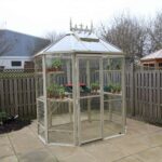 6 x 8 Ivory Renaissance Octagnal Greenhouse by Robinsons