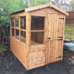 A&J Apex Potting Shed In Garden