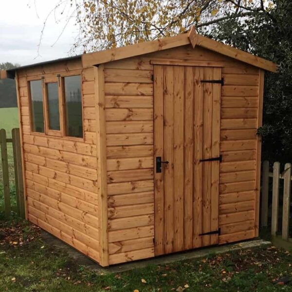 A&J Standard Apex Wooden Shed Classic Windows