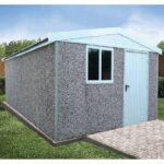 Deluxe Apex Concrete Shed by LidgetCompton