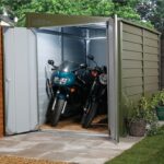 Extra Secure Motorbike Garage by Trimetals