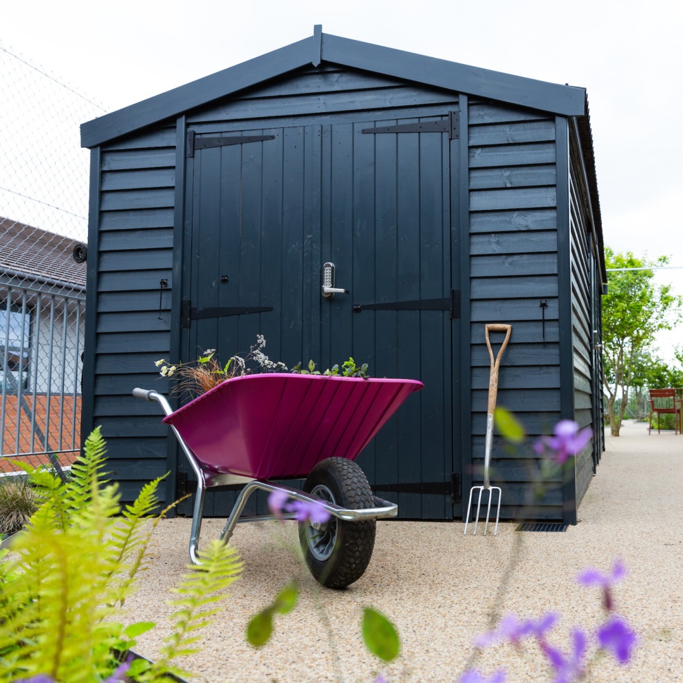 Heavy Duty Apex Shed By Malvern Painted Barnstyle Cladding
