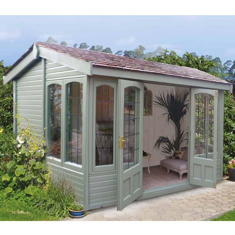 Malvern Astwood Pavilion Style Wooden Summerhouse Leaded Windows