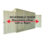SaffronLean To Plastic Shed Reversible Door