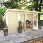 Studio Pent Garden Room Shed Combo By The Malvern Collection