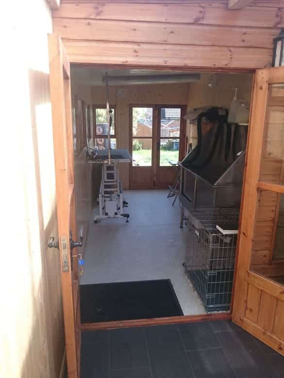 Dog grooming summerhouse/shed - Berkshire Garden Buildings
