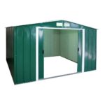 Sapphire 10 x 10 Green Metal Shed