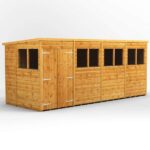 16 x 6 Express Pent By Power Sheds