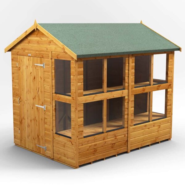 Express Power Apex Potting Shed 8′ Long