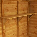 Express Power Pent Security Shed Shelving
