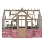 Ewell Cedar Victorian Dwarf Wall Greenhouse By Alton