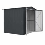Grey Double Hinged Apex Shed Mobility Store By Lotus