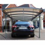 Kingtson Curved Carport With Polycarbonate Roof