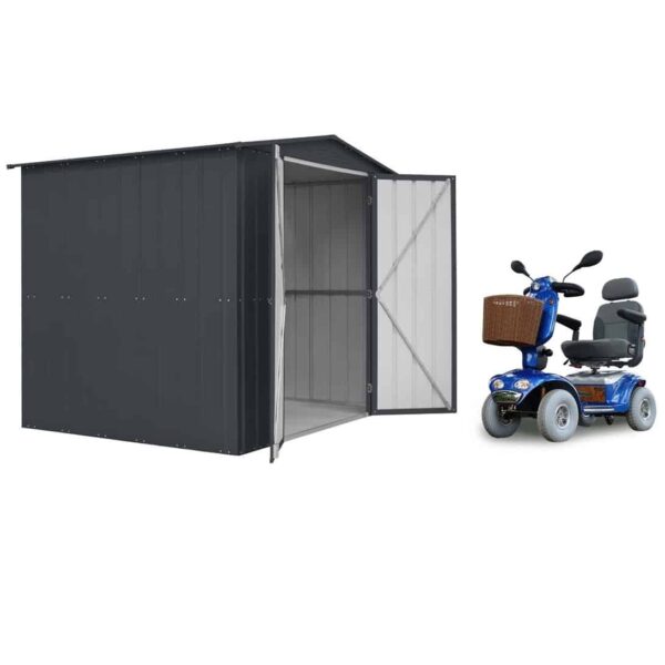 Lotus Apex Shed Mobility Store Anthracite Grey