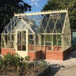 Robinsons Ramsbury Victorian Dwarf Wall Greenhouse With Porch
