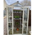 Robinsons Rowton 4′ Wide Greenhouse Pastel Sage Colour