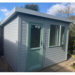 10′ x 8′ A&J Podington Pent Insulated Studio Single Sloping Roof Garden Room