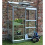 Halls wall garden 4 x 2 lean to greenhouse