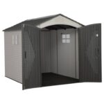 Lifetime 60252 7 x 9.5 Plastic shed double doors