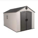 Lifetime 6402 8 x 12.5 plastic shed with window
