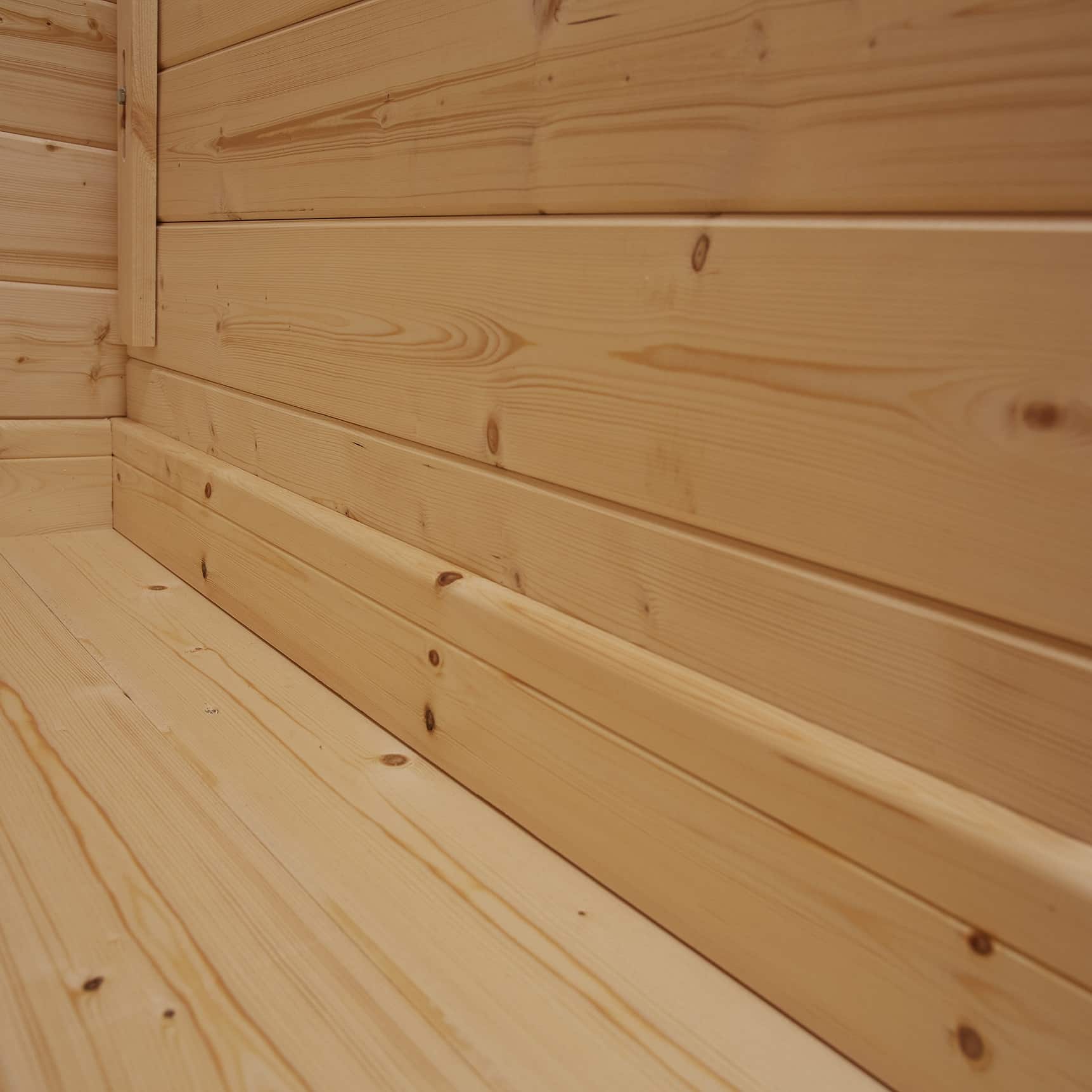 Power Chalet Log Cabin Wooden Floor Skirting Board