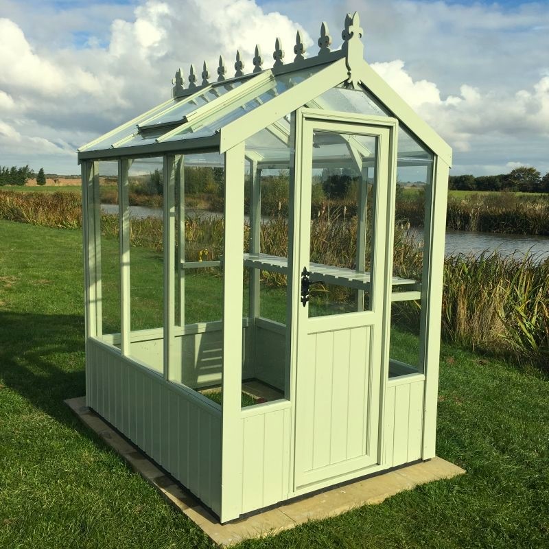 4′ x 6′ Sussex Green Greenhouse By Clearview