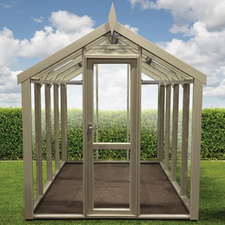 Aylesworth 6′ wide Painted Wooden Greenhouse By Clearview