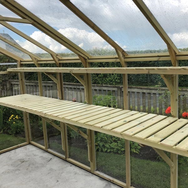 Chatsworth Wooden Staging For Clearview Greenhouse