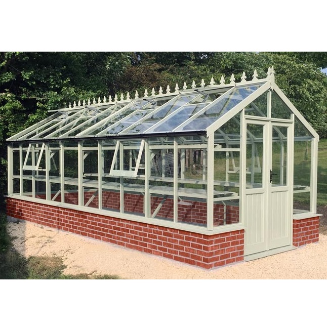 Clearview Hampshire Dwarf Wall Greenhouse 8′ x 20′