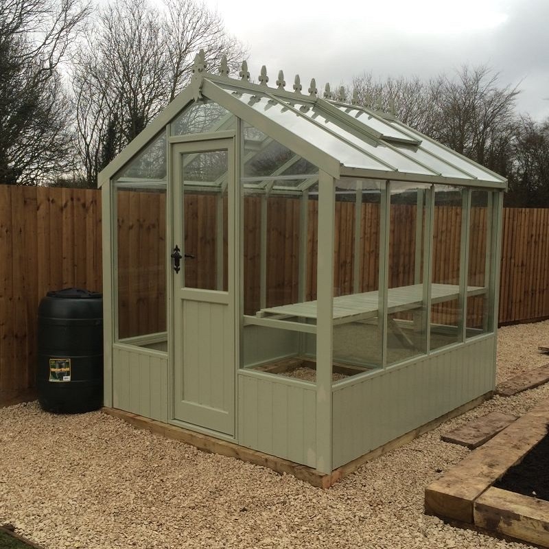 Clearview Wiltshire 6×8 Wooden Greenhouse Chelsey Green