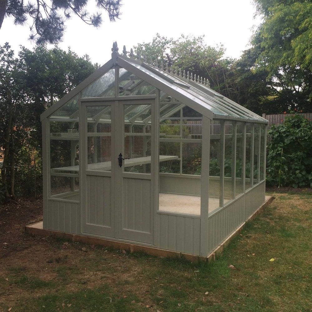 Hampshire Green Wooden Greenhouse By Clearview Greenhouses