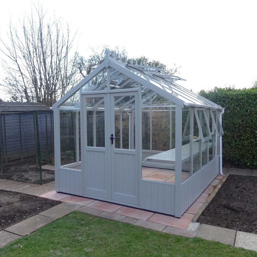 Hampshire Wooden Greenhouse With Double Doors By Clearview