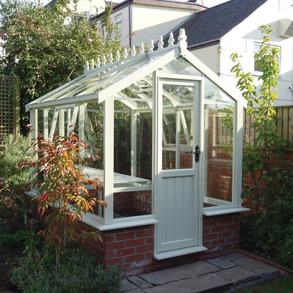 Wiltshire Garden Clearview Greenhouse White