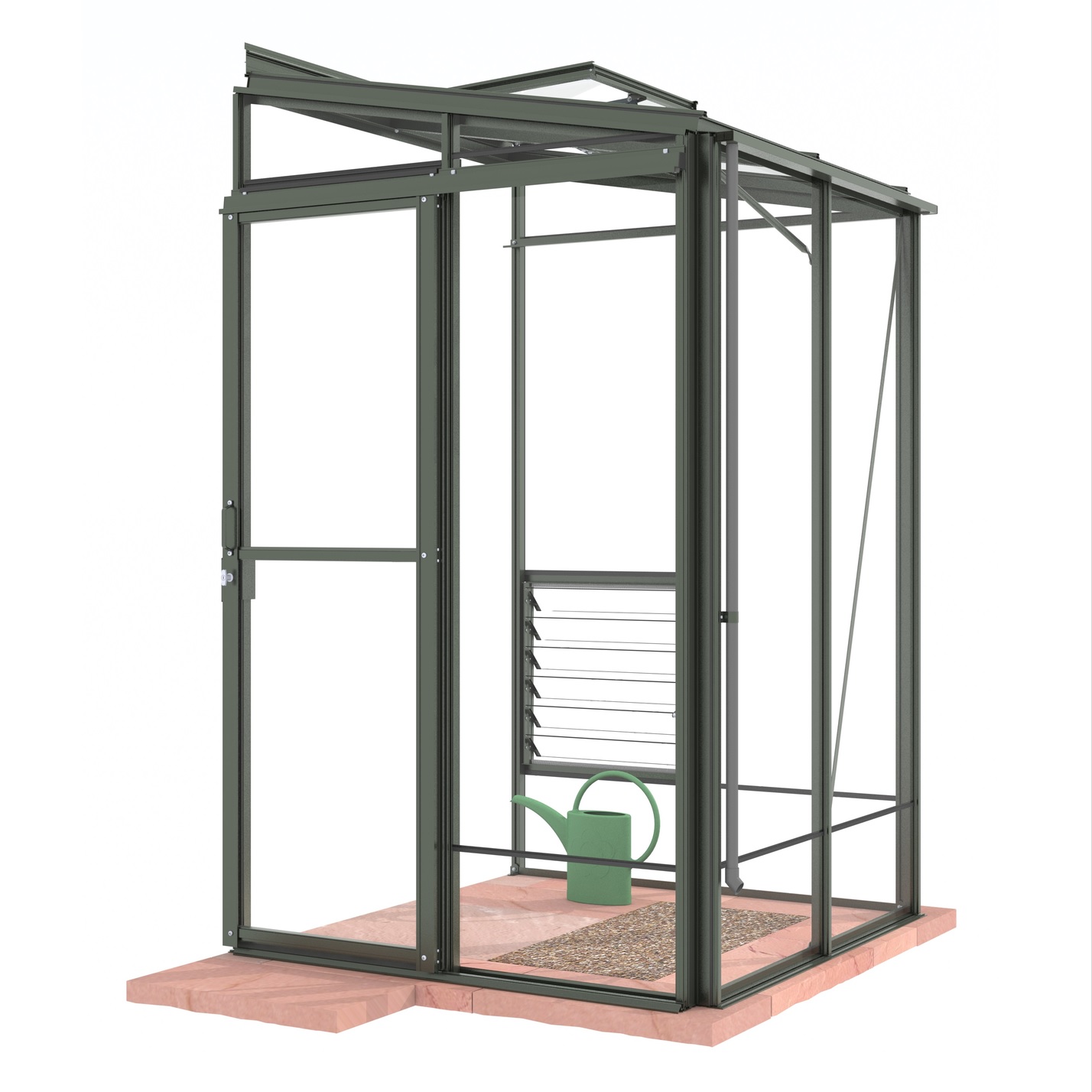 Robinsons 4 x 4 Lean To Greenhouse