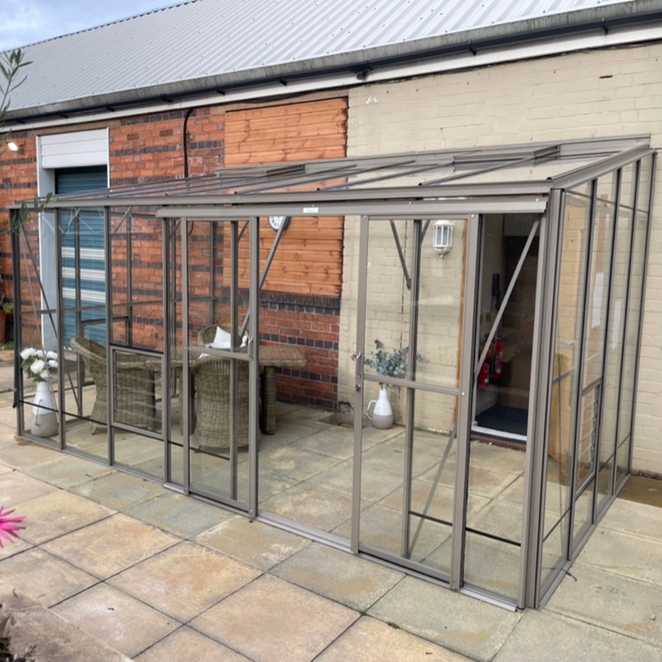 Robinsons Lean To Eight 8 x 14 Greenhouse